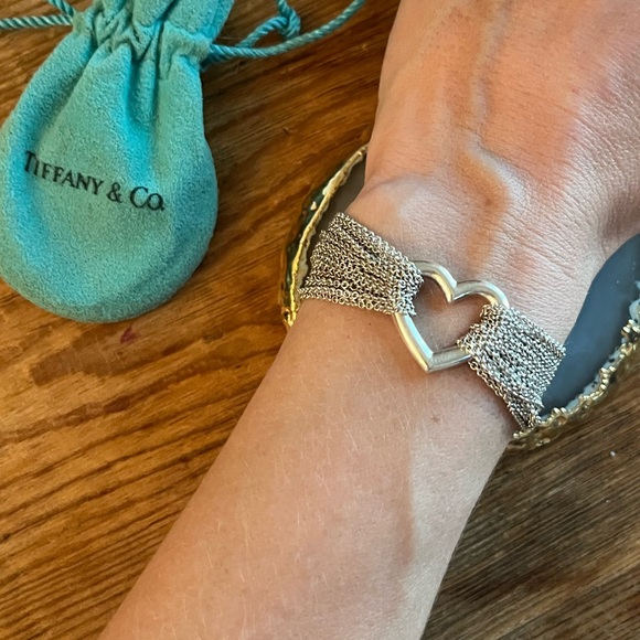 Authentic Tiffany & Co.® Heart Multi Chain Toggle Bracelet - Picture 3 of 10